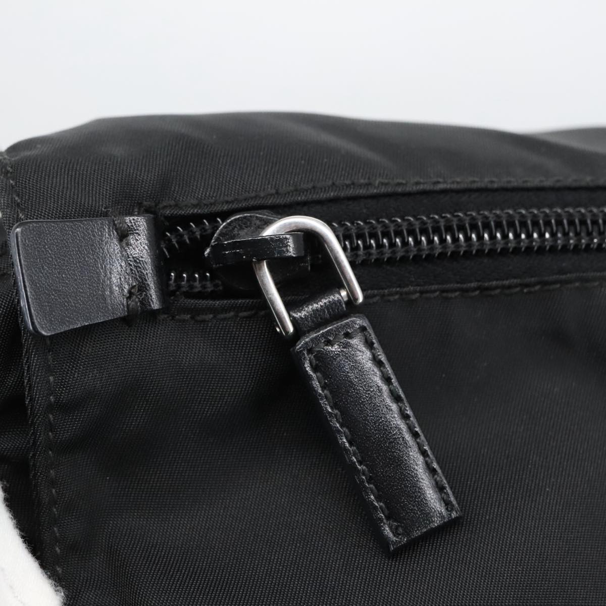 Prada Re-Nylon Black Synthetic Shoulder Bag (Pre-Owned)