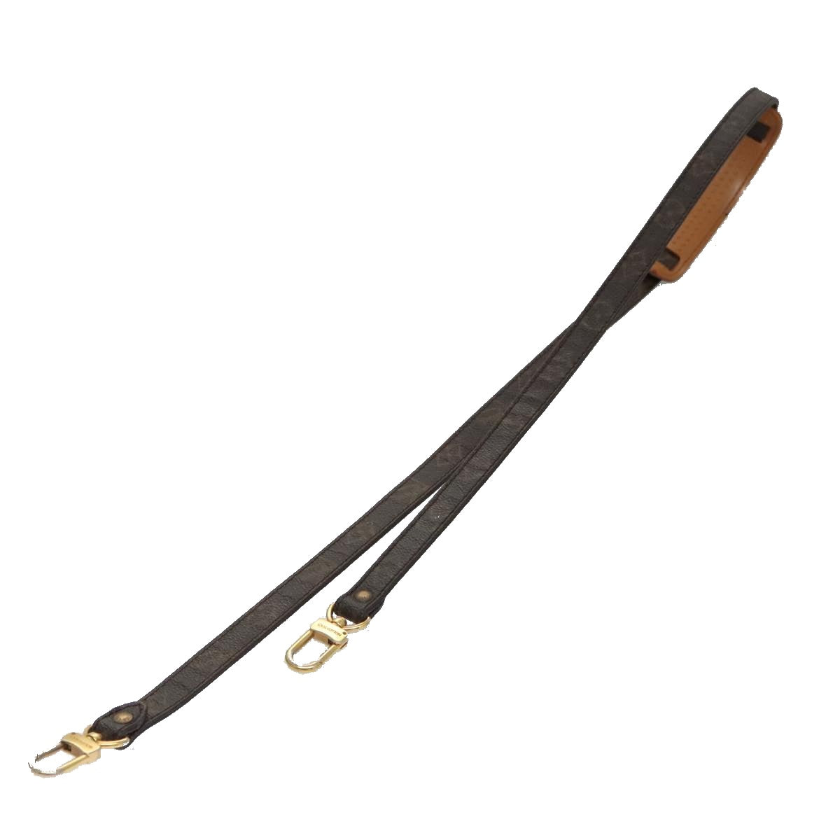 Louis Vuitton Shoulder Strap Brown Canvas Bag Jewelry (Pre-Owned)