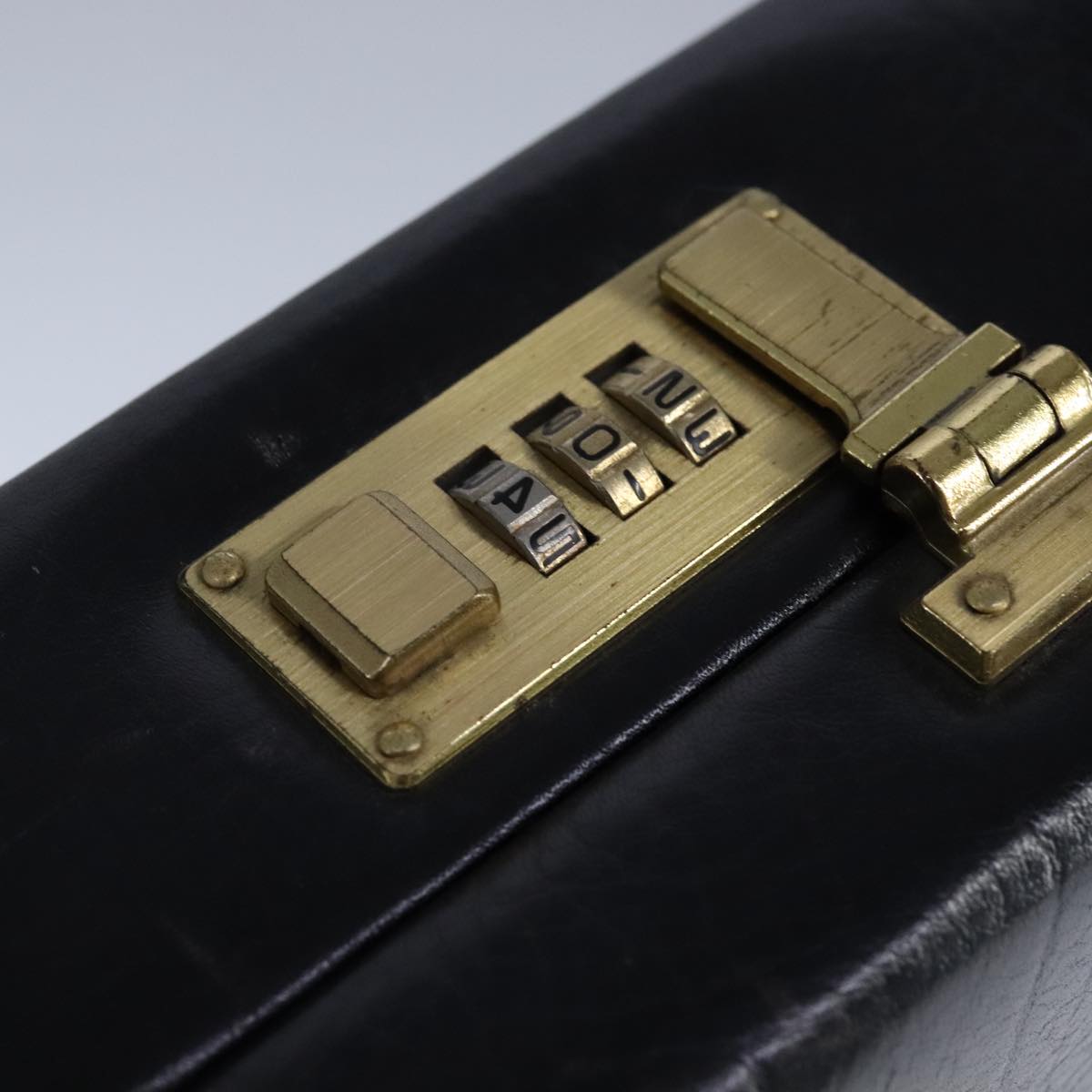 Bally Black Leather Briefcase Bag (Pre-Owned)