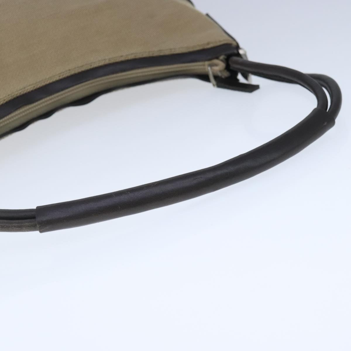 Gucci Beige Canvas Shoulder Bag (Pre-Owned)