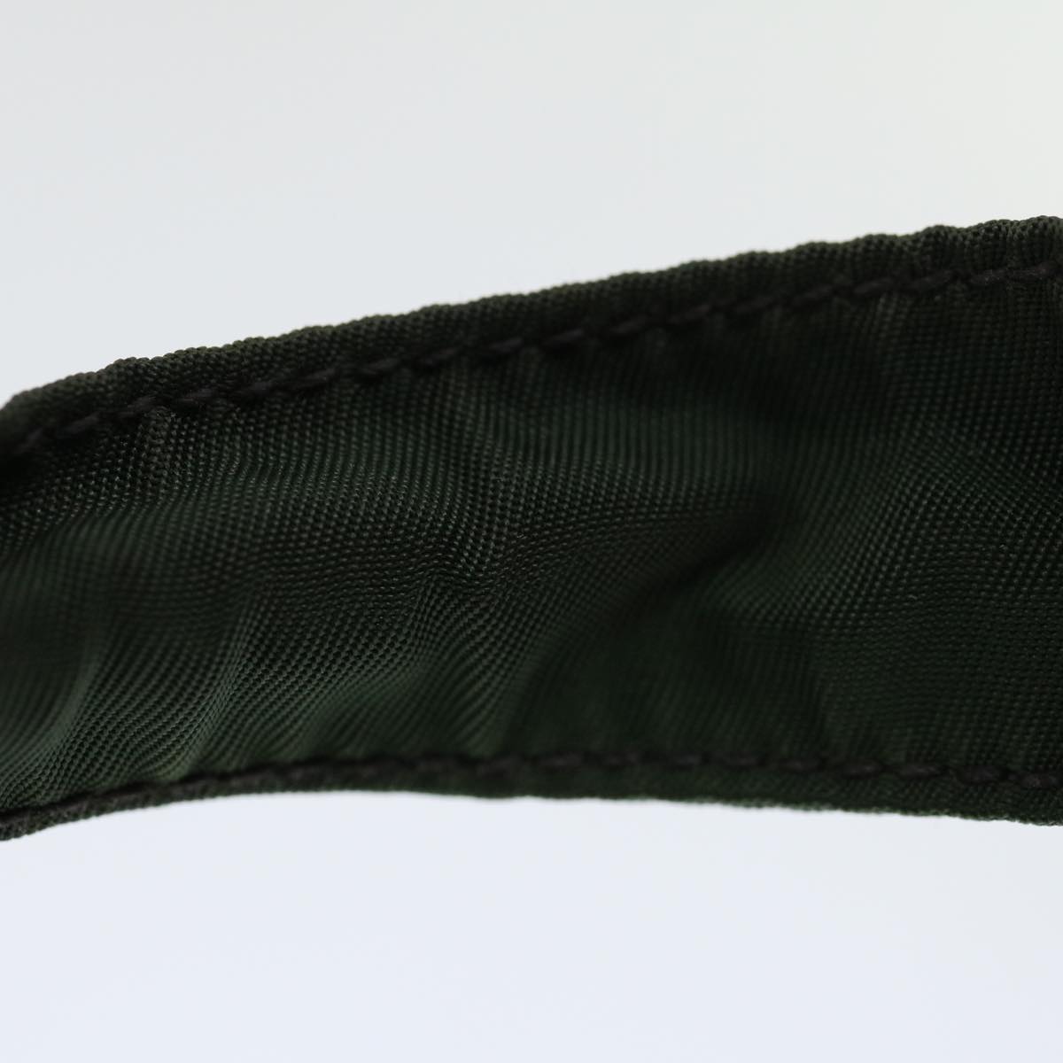 Prada Tessuto Green Synthetic Handbag (Pre-Owned)