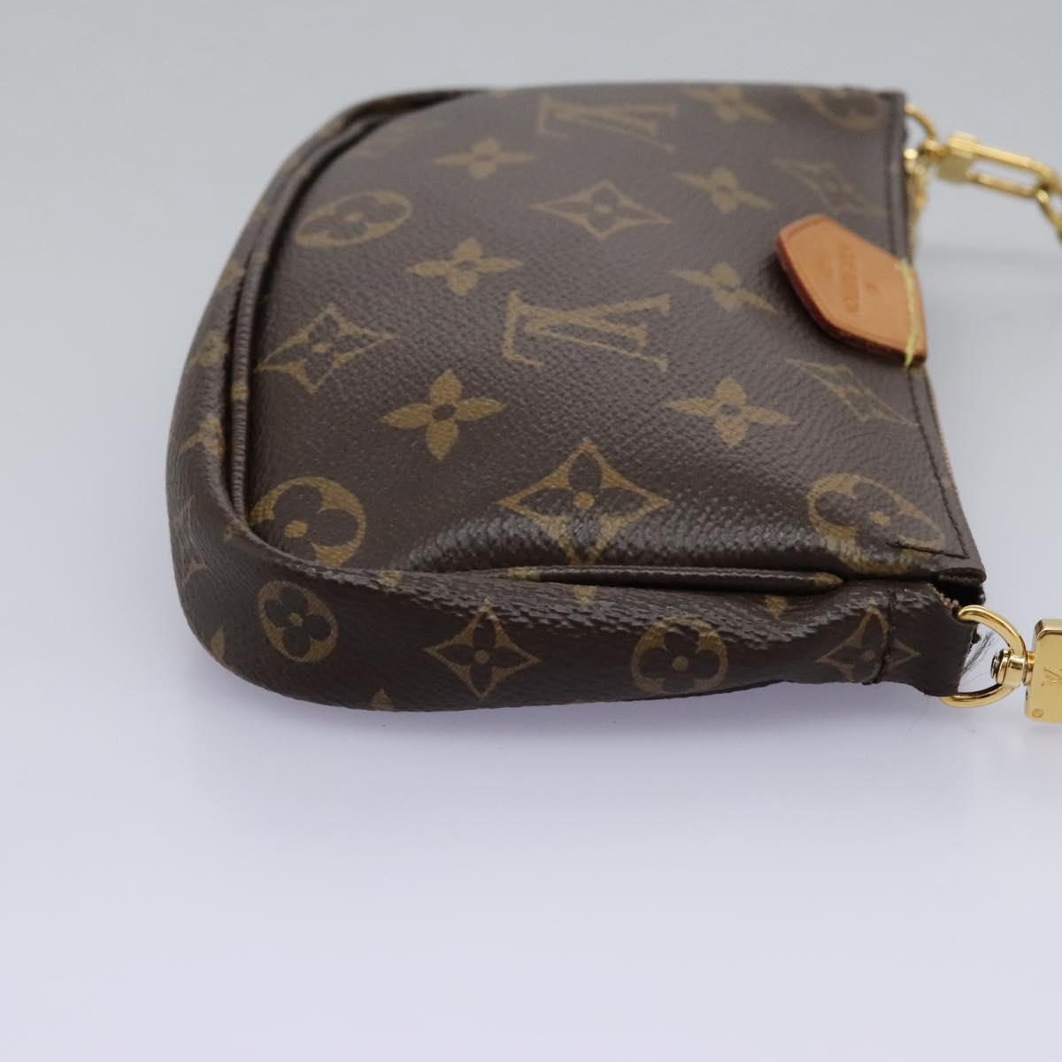 Louis Vuitton Multi Pochette Accessoires Brown Canvas Clutch Bag (Pre-Owned)