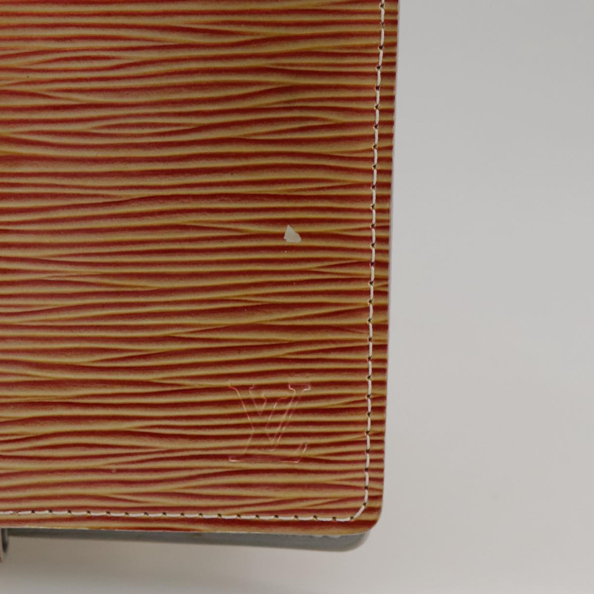 Louis Vuitton Agenda Cover Orange Leather Wallet  (Pre-Owned)