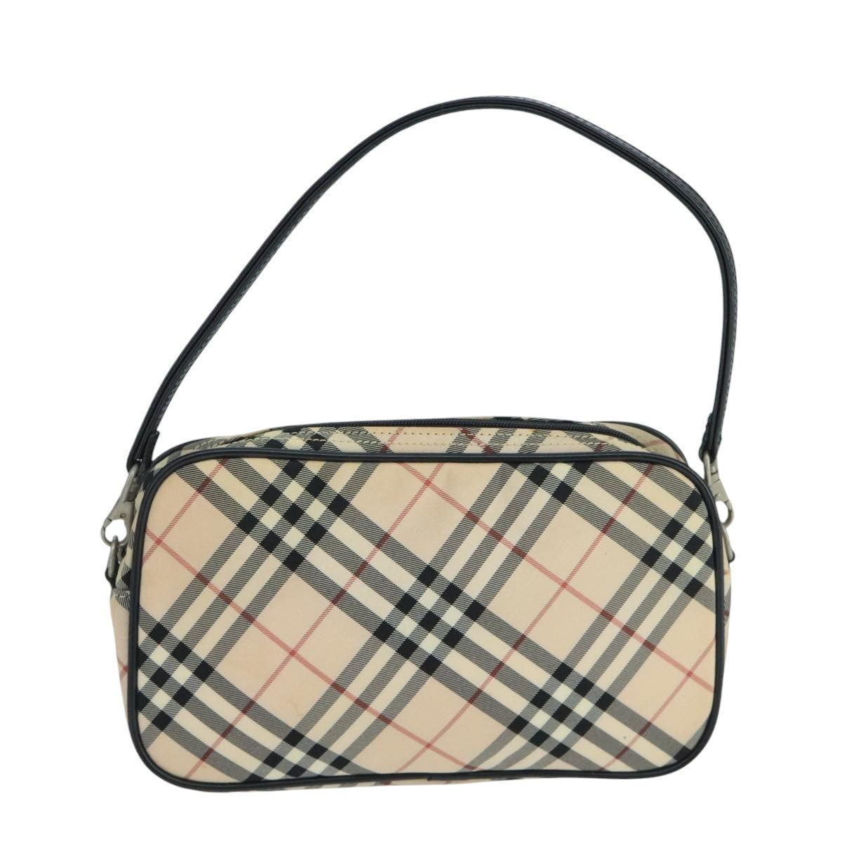 Burberry Nova Check Beige Synthetic Handbag (Pre-Owned)