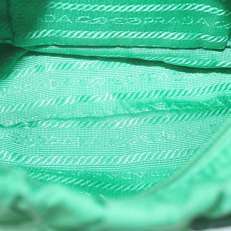 Prada Green Synthetic Shoulder Bag (Pre-Owned)