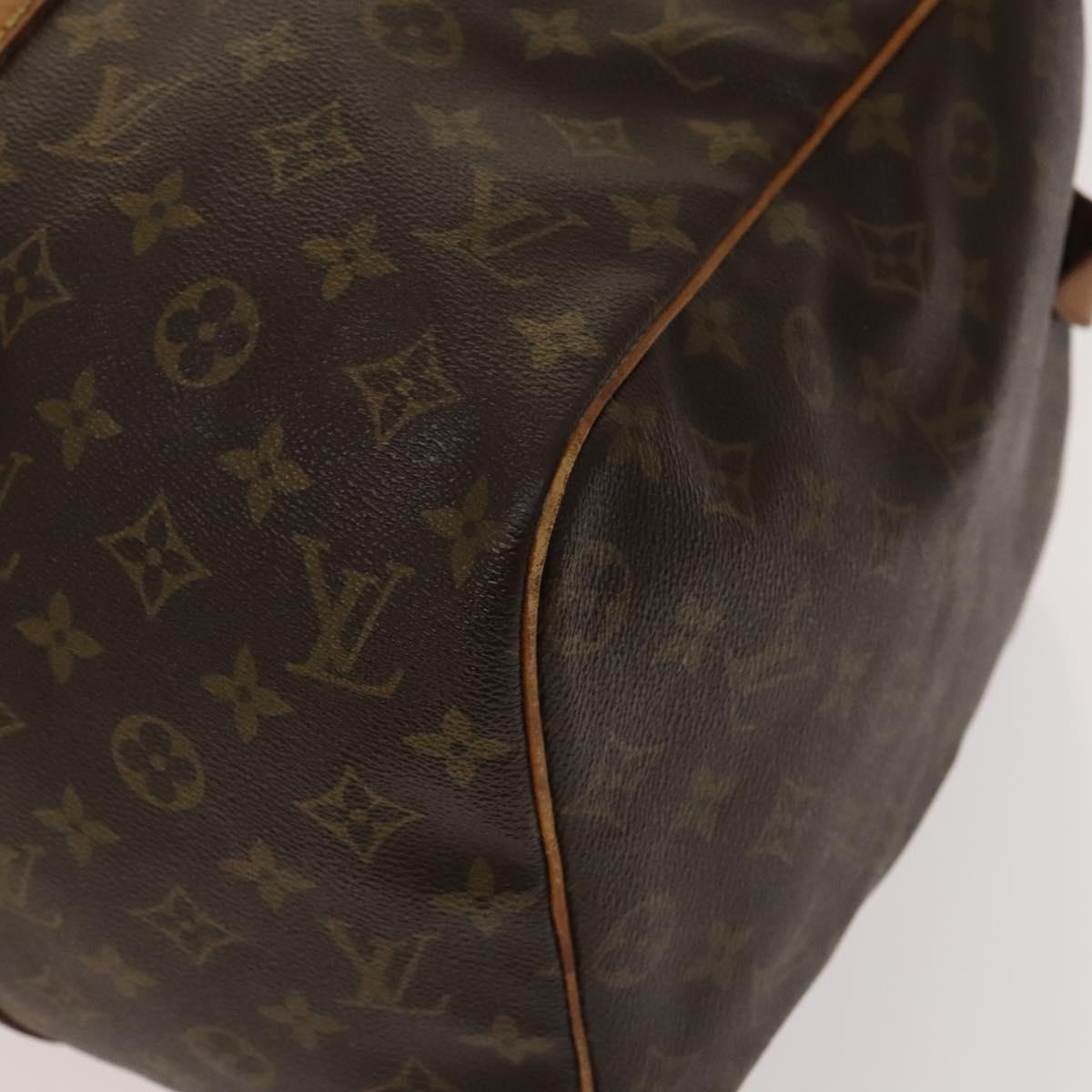Louis Vuitton Sac Souple Brown Canvas Travel Bag (Pre-Owned)