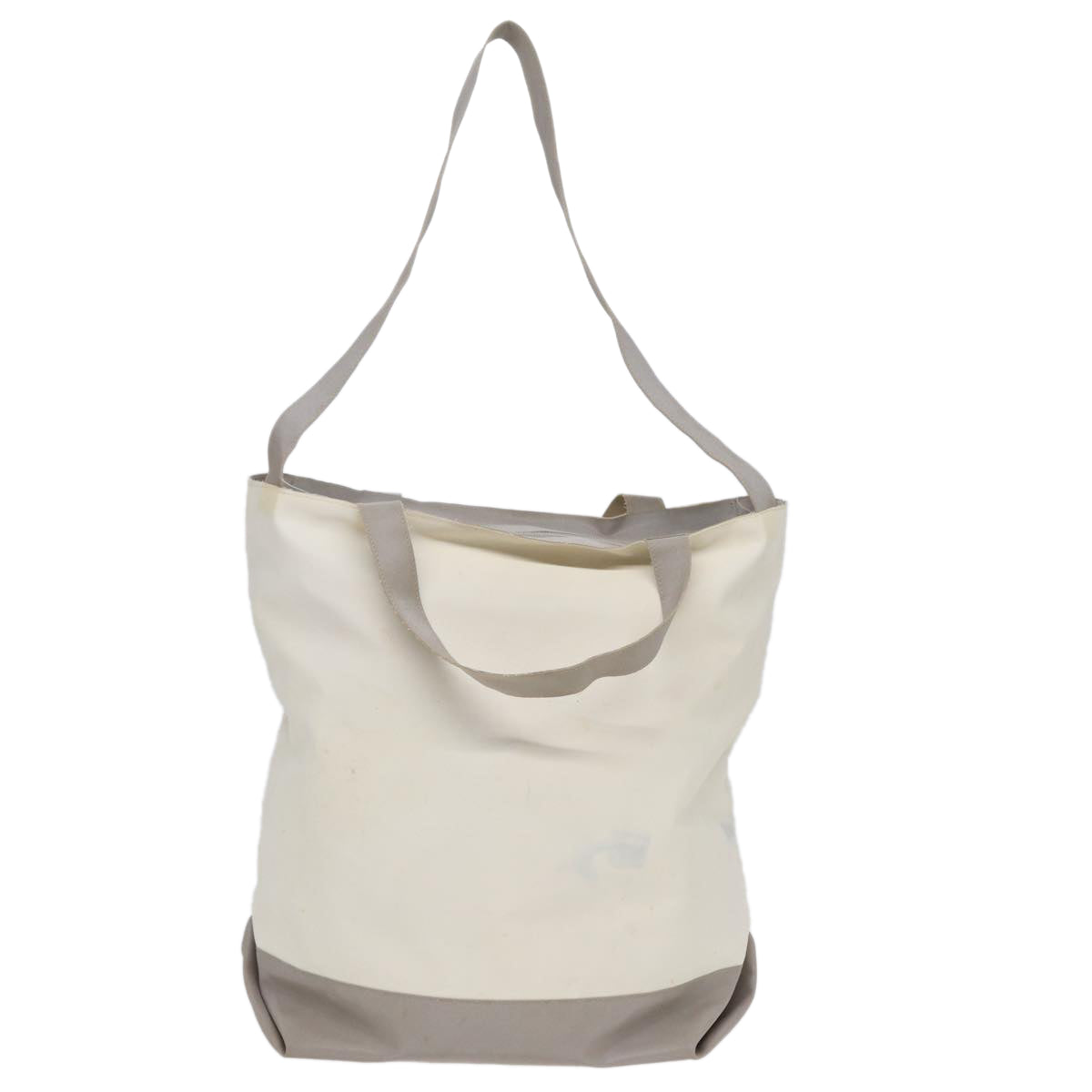 Chanel Cabas White Canvas Tote Bag (Pre-Owned)
