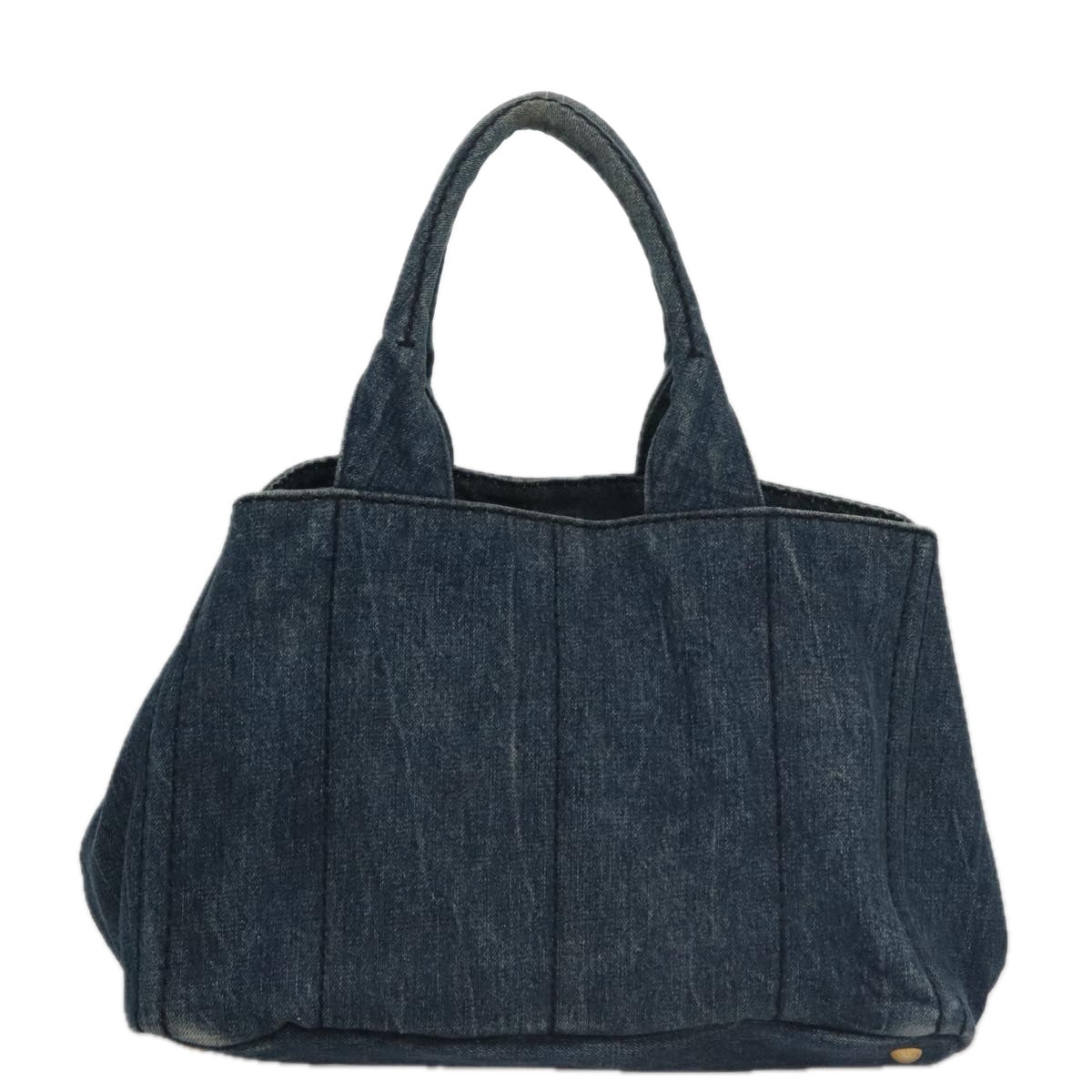 Prada Canapa Blue Denim - Jeans Tote Bag (Pre-Owned)