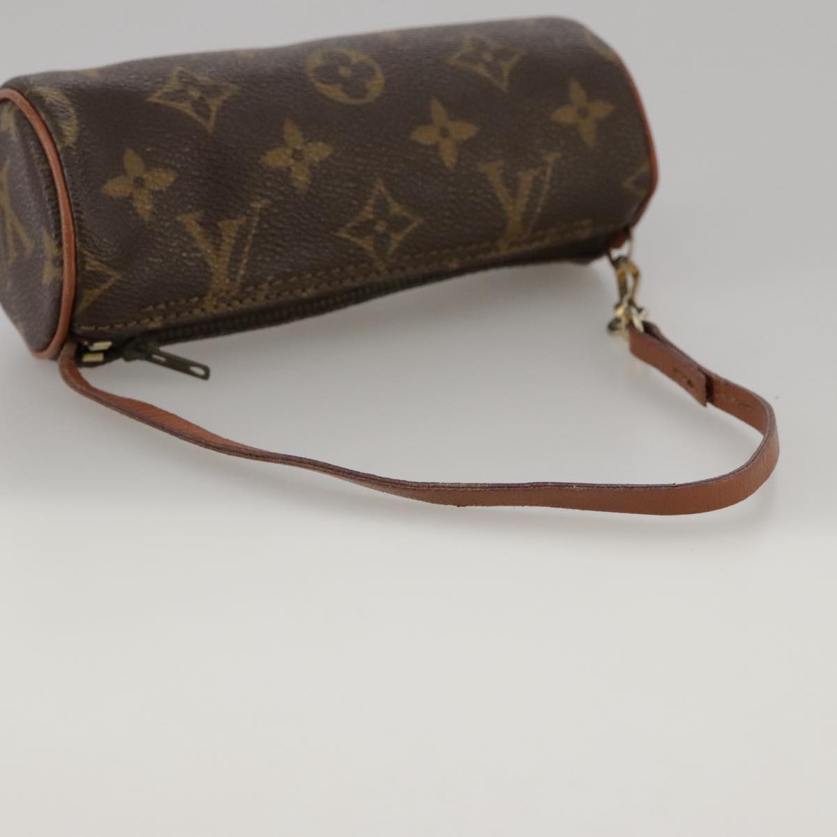 Louis Vuitton Papillon Brown Canvas Clutch Bag (Pre-Owned)
