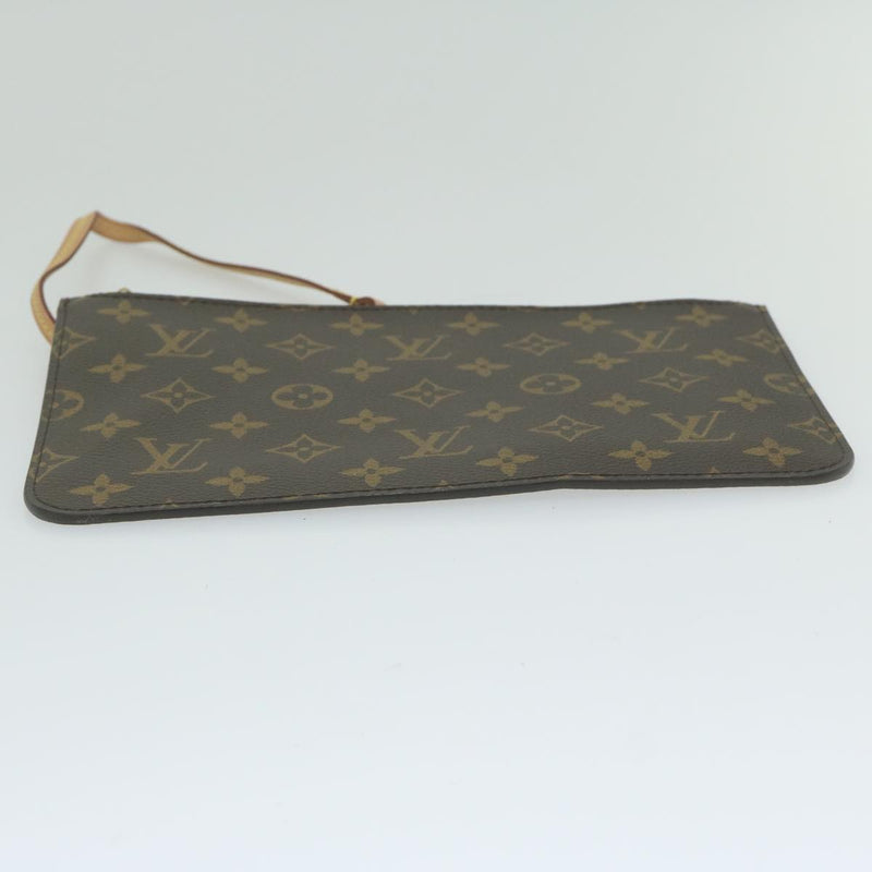 Louis Vuitton Pochette Neverfull Brown Canvas Handbag (Pre-Owned)