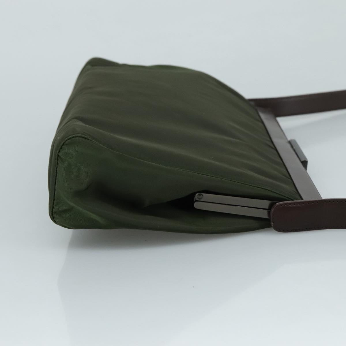 Prada Khaki Synthetic Shoulder Bag (Pre-Owned)