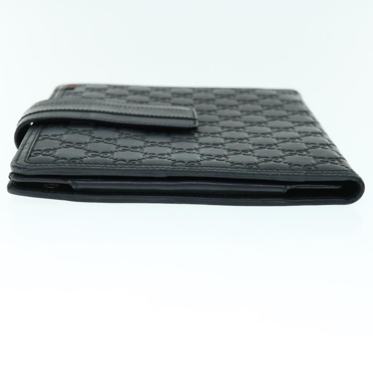 Gucci Guccissima Black Canvas Wallet  (Pre-Owned)