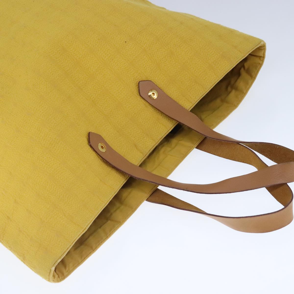 Hermès Yellow Cotton Tote Bag (Pre-Owned)