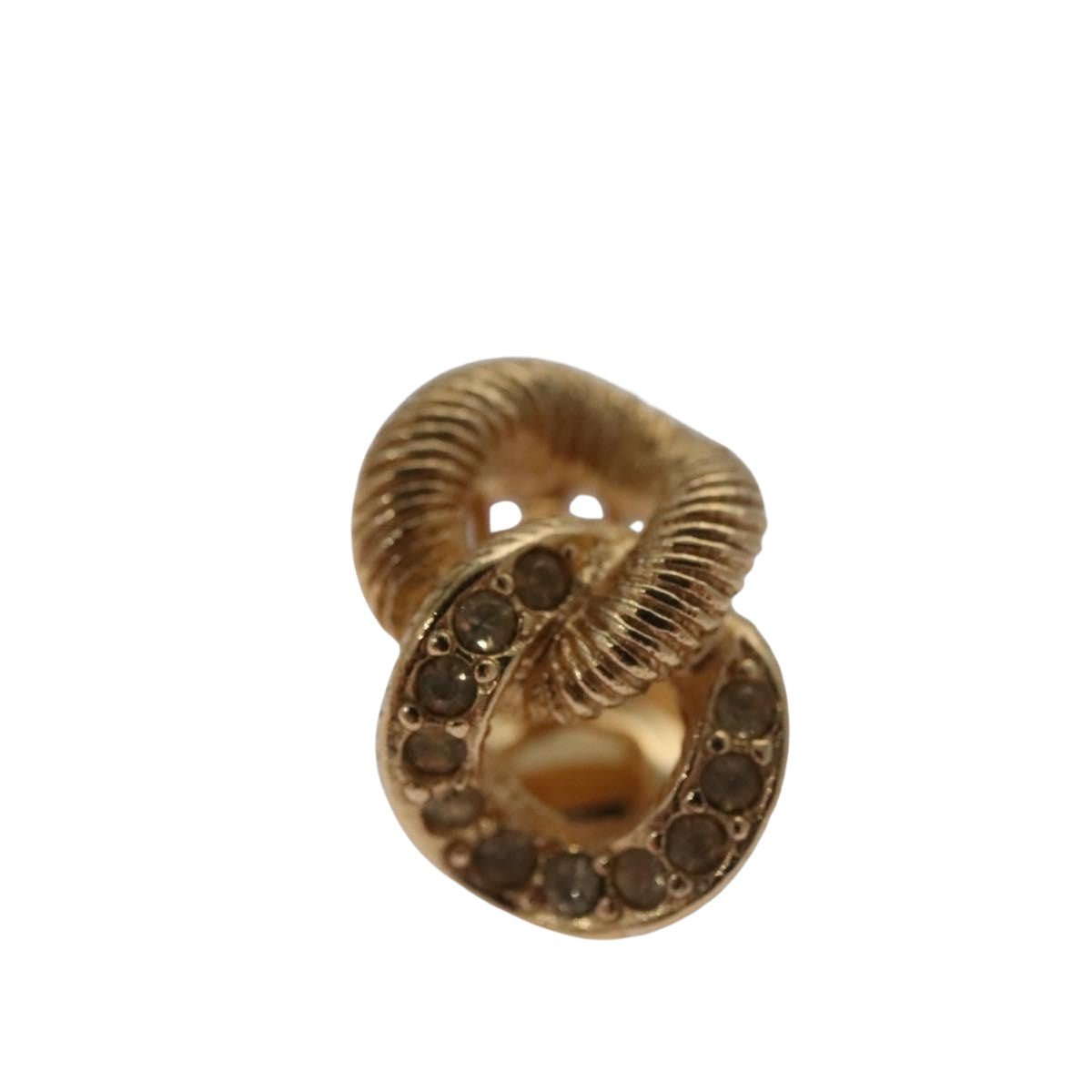 Dior Gold Metal Earring Jewelry (Pre-Owned)