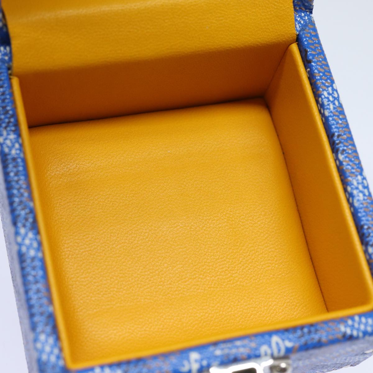 Goyard Herringbone Blue Canvas Jewelleryset Jewelry (Pre-Owned)