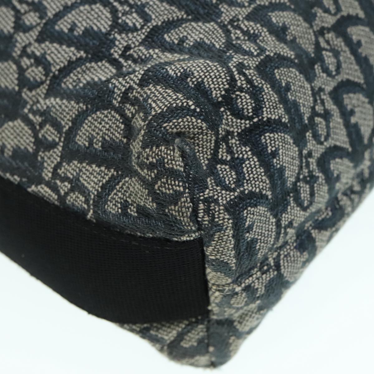 Dior Navy Canvas Shoulder Bag (Pre-Owned)