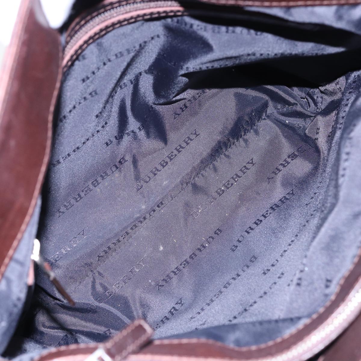 Burberry Nova Check Beige Canvas Handbag (Pre-Owned)