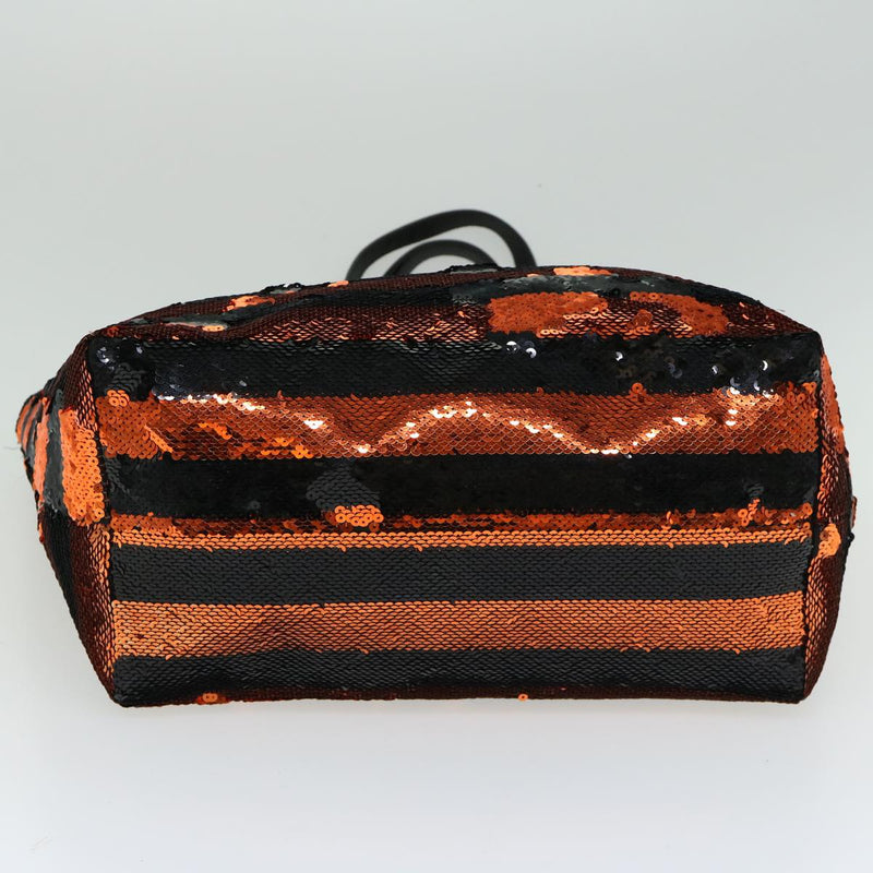 Prada Cabas Orange Synthetic Tote Bag (Pre-Owned)
