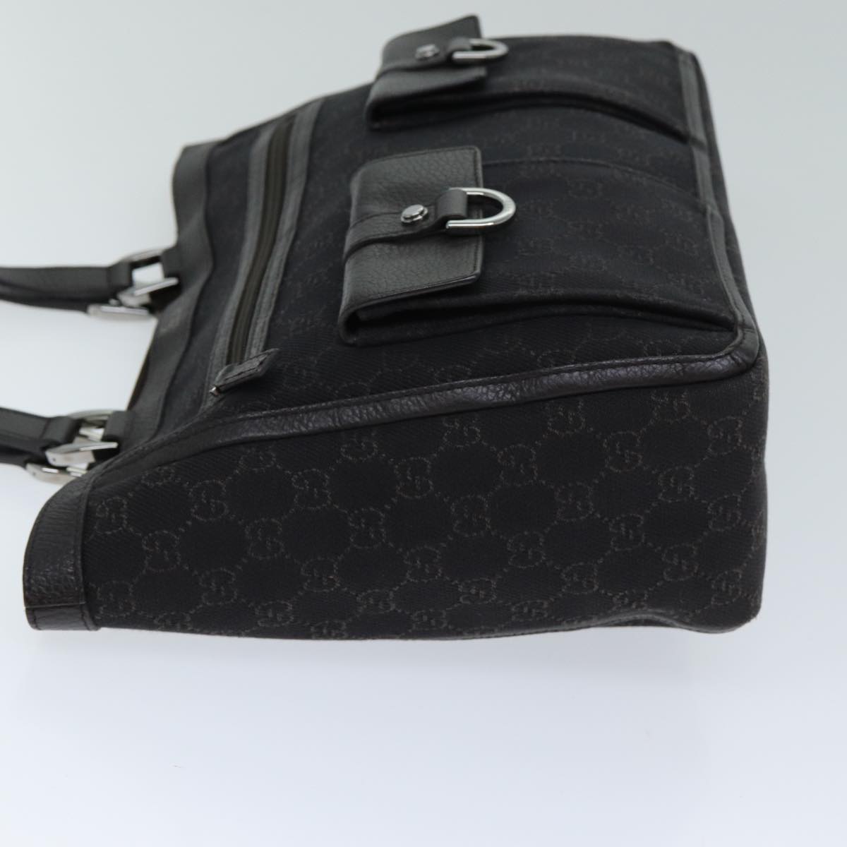 Gucci Abbey Brown Canvas Tote Bag (Pre-Owned)