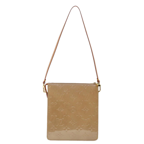 Louis Vuitton Mott Beige Patent Leather Clutch Bag (Pre-Owned)