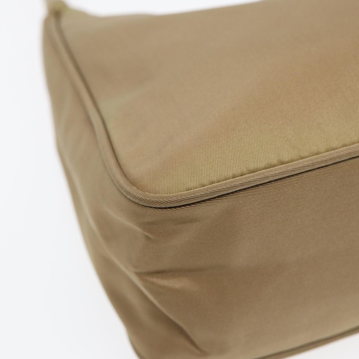 Prada Tessuto Beige Synthetic Handbag (Pre-Owned)