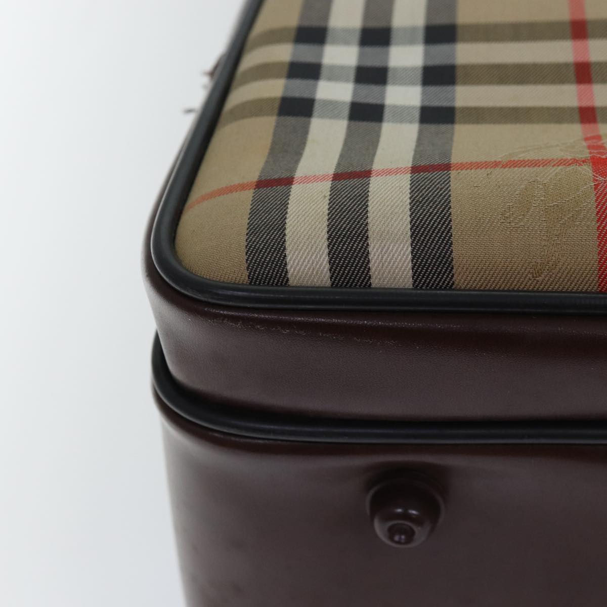 Burberry Beige Canvas Travel Bag (Pre-Owned)