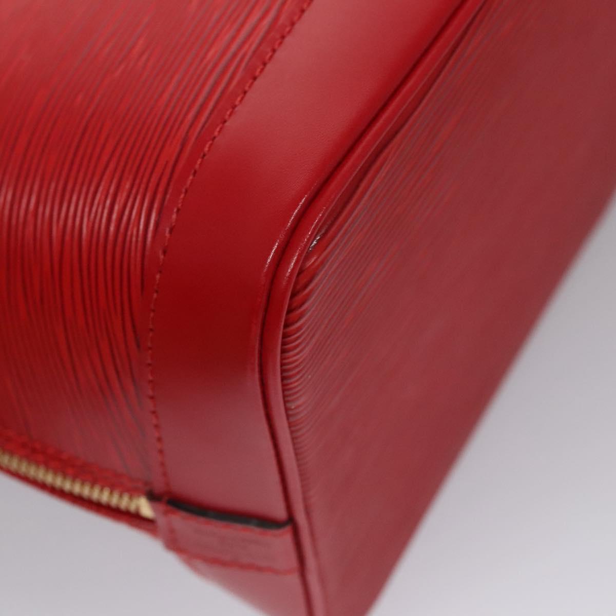 Louis Vuitton Alma Red Leather Handbag (Pre-Owned)
