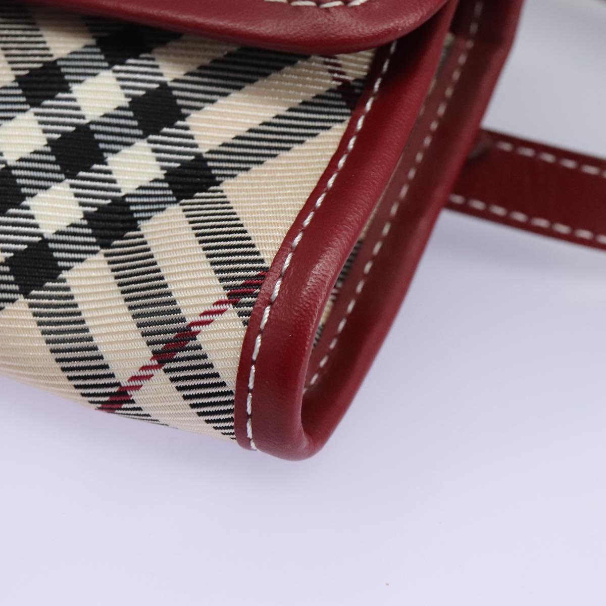 Burberry Blue Label Beige Canvas Shoulder Bag (Pre-Owned)
