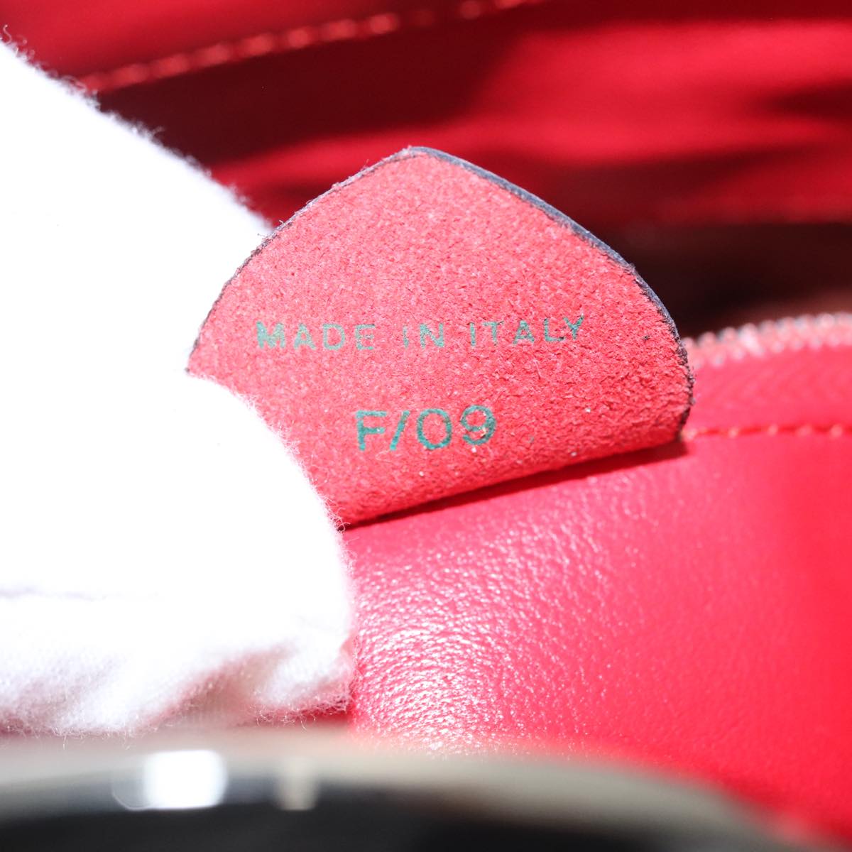 Céline Logo Du Cercle Red Leather Shoulder Bag (Pre-Owned)