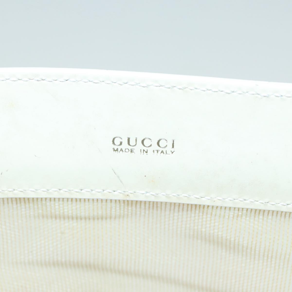 Gucci By The Way Beige Patent Leather Tote Bag (Pre-Owned)
