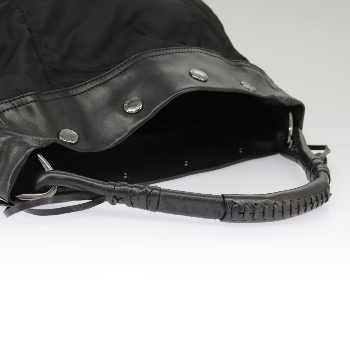 Prada Re-Nylon Black Synthetic Shoulder Bag (Pre-Owned)