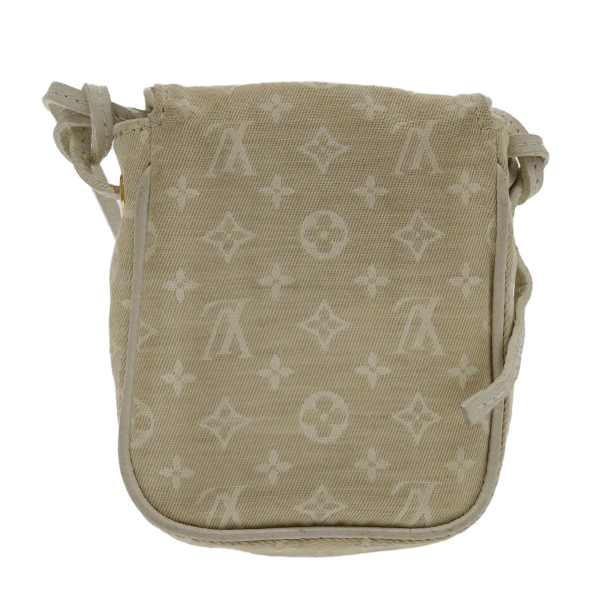 Louis Vuitton Mini Lin Beige Canvas Shoulder Bag (Pre-Owned)