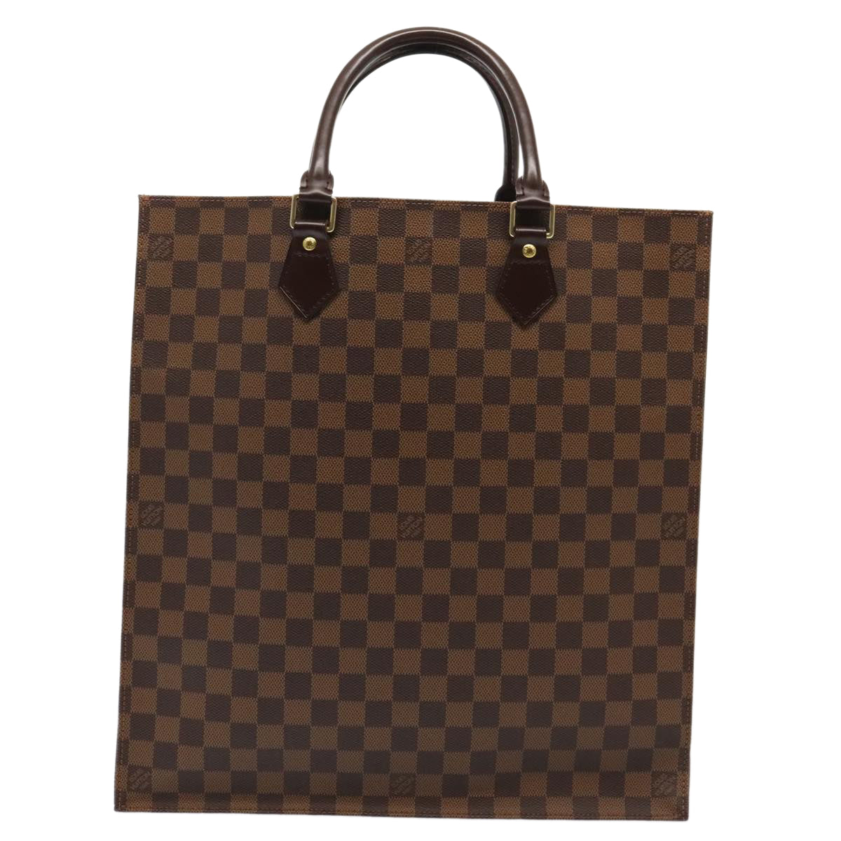 Louis Vuitton Sac Plat Brown Canvas Handbag (Pre-Owned)