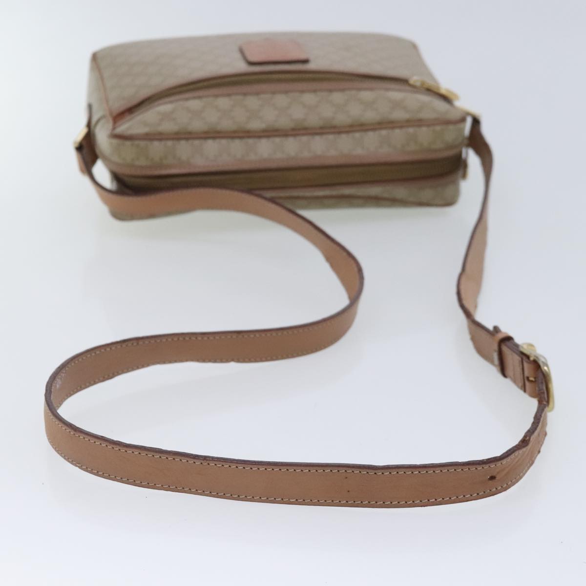 Céline Beige Canvas Shoulder Bag (Pre-Owned)