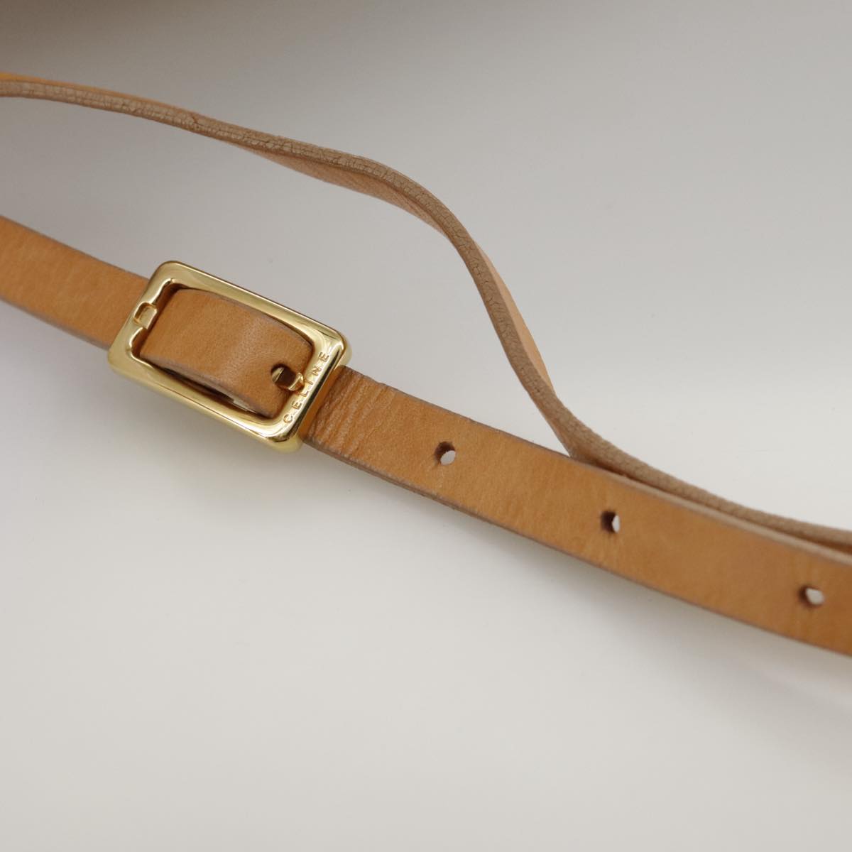 Céline Macadam Yellow Canvas Shoulder Bag (Pre-Owned)