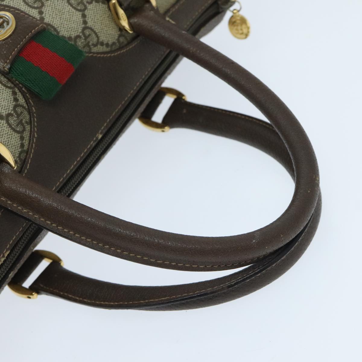 Gucci Ophidia Beige Canvas Travel Bag (Pre-Owned)