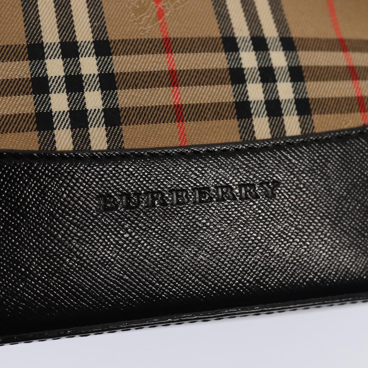 Burberry Nova Check Beige Canvas Tote Bag (Pre-Owned)