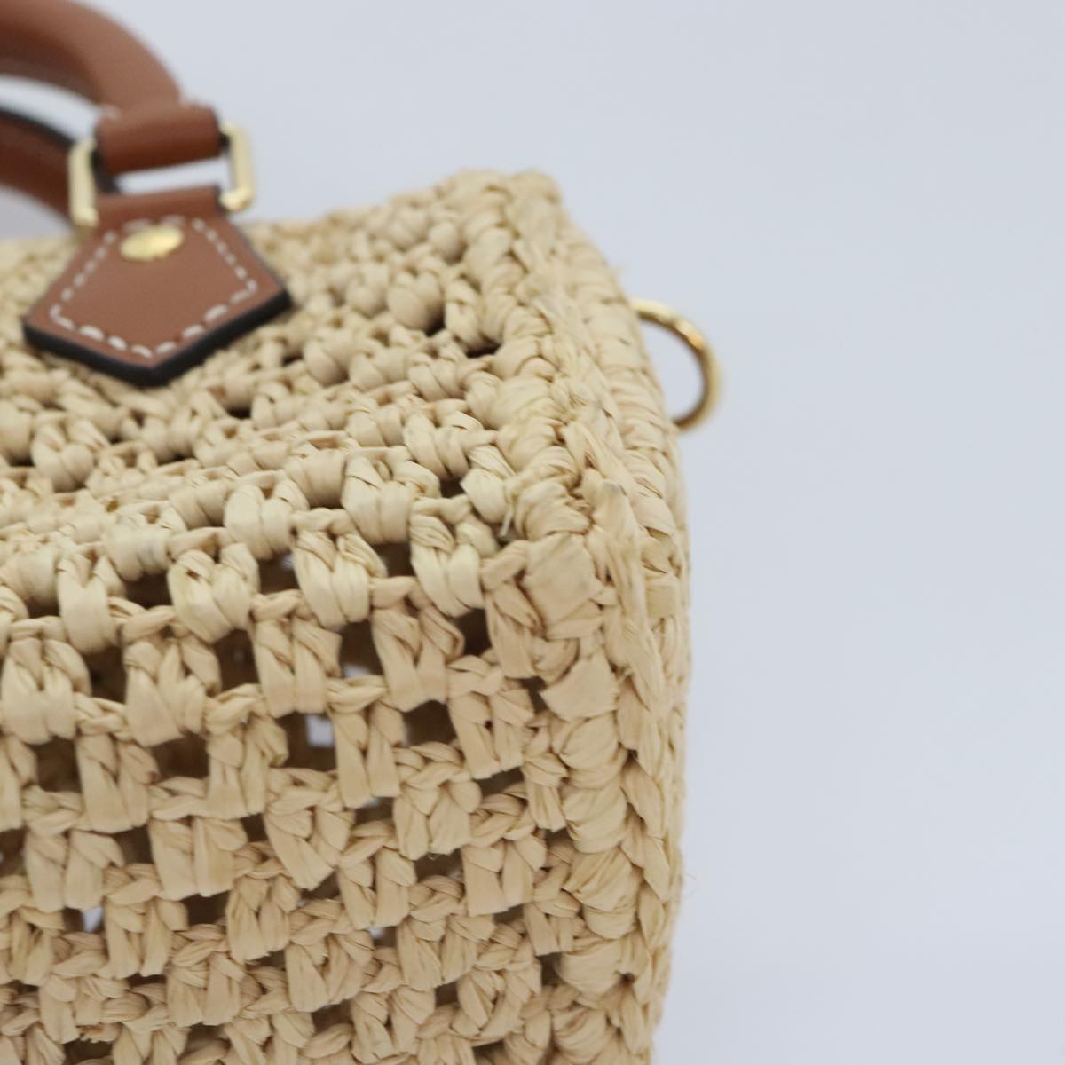 Louis Vuitton Nano Speedy Beige Synthetic Handbag (Pre-Owned)
