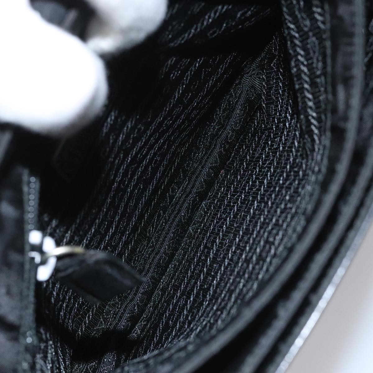 Prada Black Synthetic Handbag (Pre-Owned)