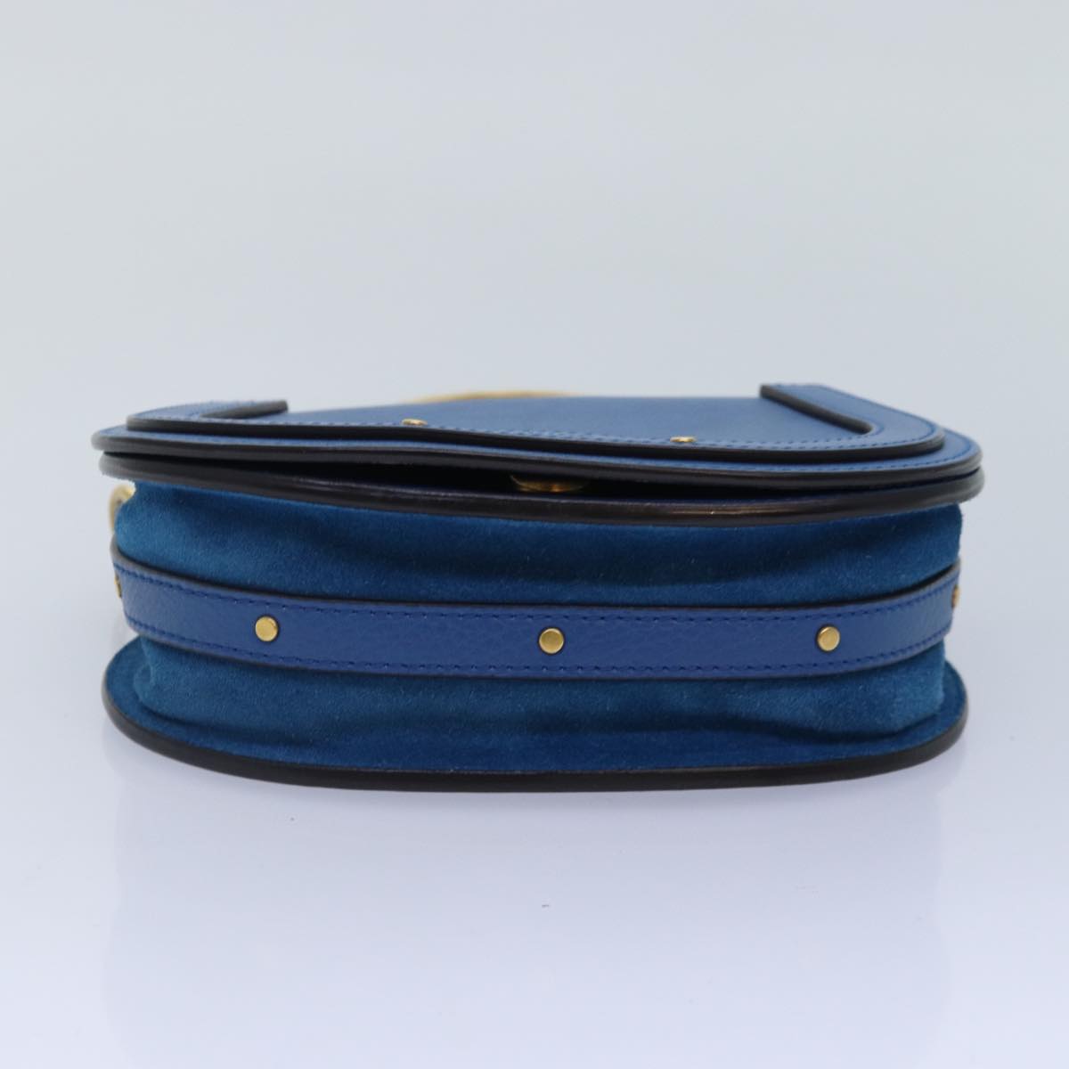 Chloé Nile Blue Leather Handbag (Pre-Owned)