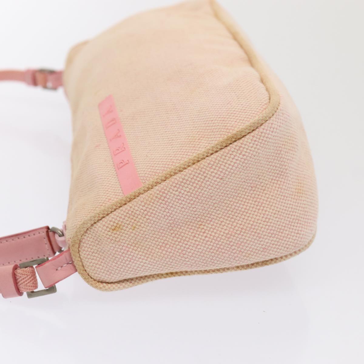 Prada Sports Pink Canvas Clutch Bag (Pre-Owned)