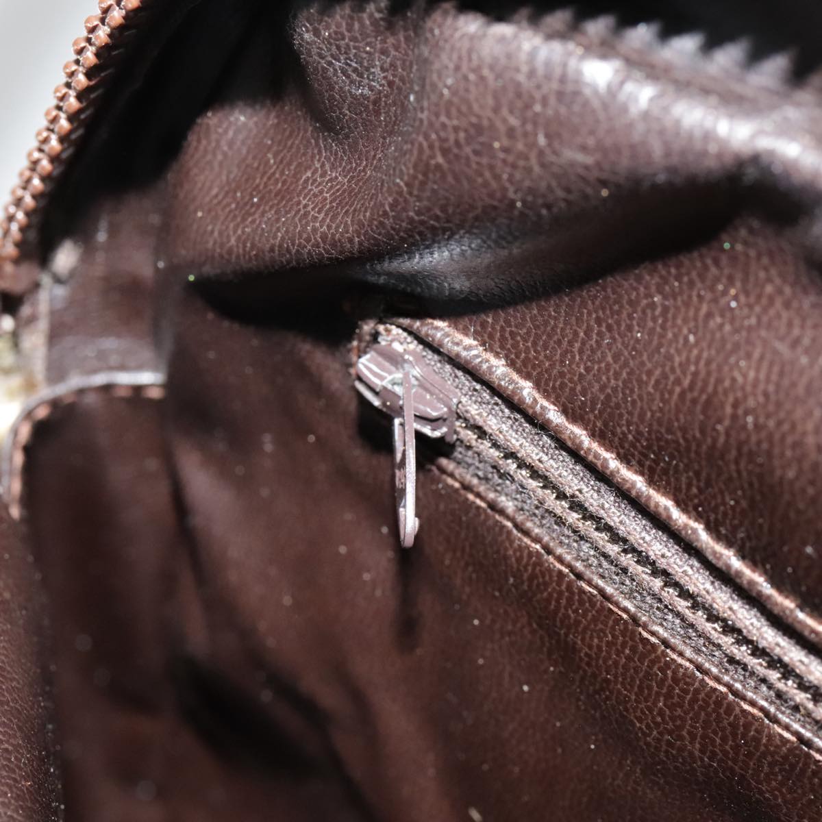 Céline C Brown Canvas Shoulder Bag (Pre-Owned)
