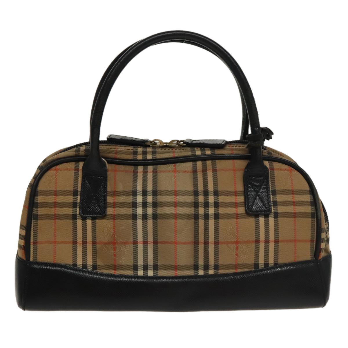 Burberry Nova Check Beige Canvas Tote Bag (Pre-Owned)