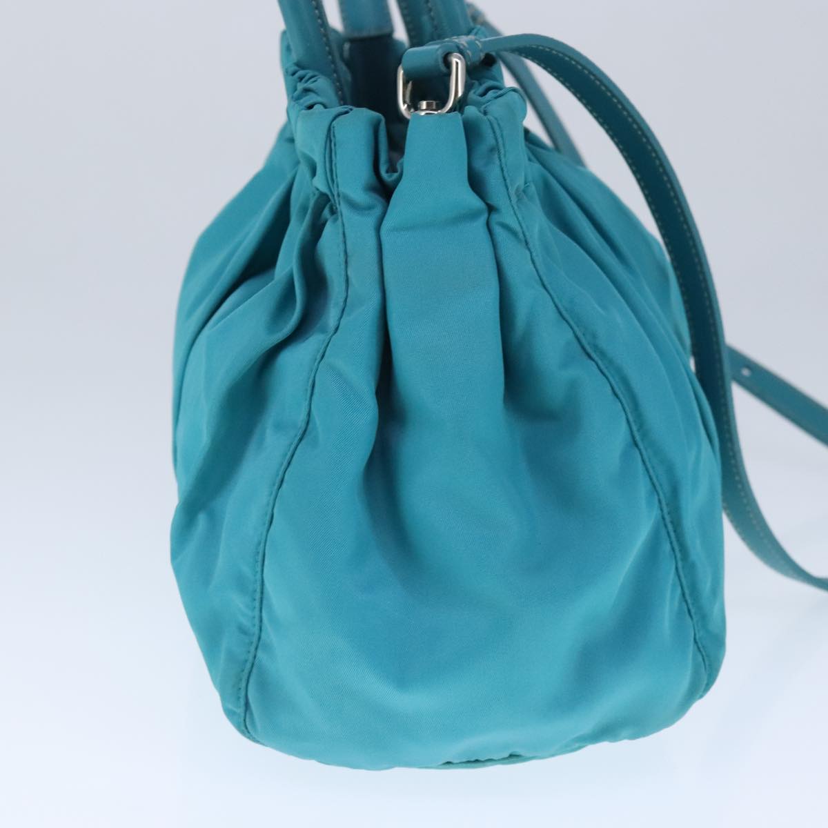Prada Re-Nylon Blue Synthetic Handbag (Pre-Owned)