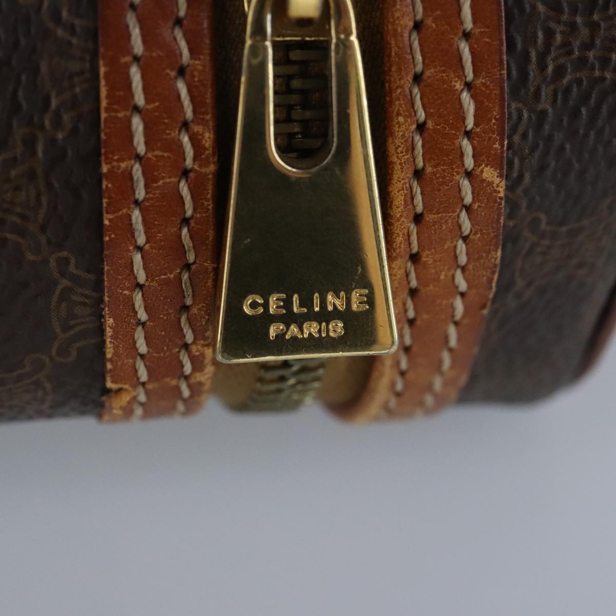 Céline Vanity Brown Canvas Handbag (Pre-Owned)
