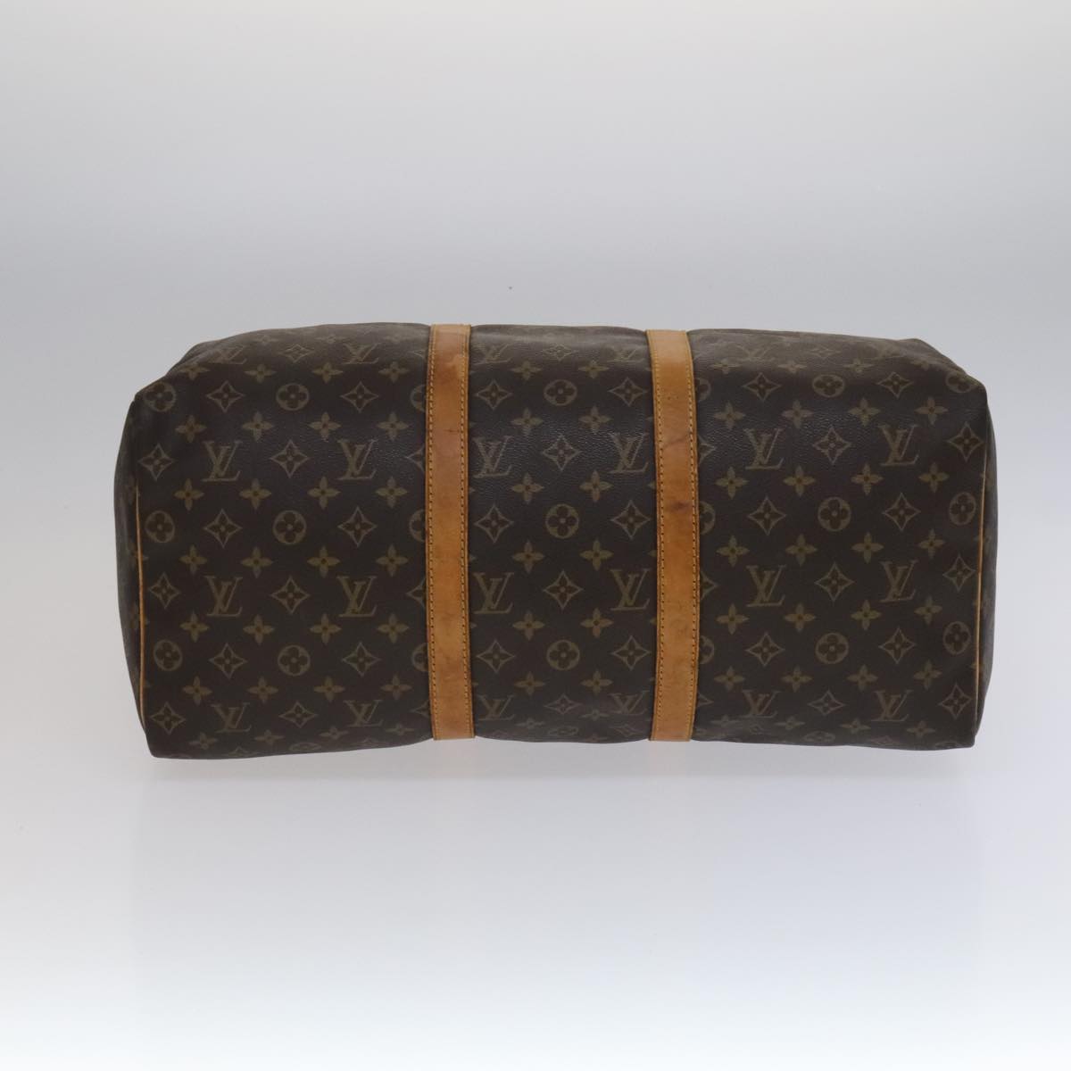 Louis Vuitton Keepall 50 Brown Canvas Travel Bag (Pre-Owned)