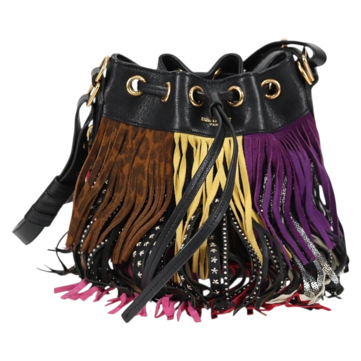 Saint Laurent Emmanuelle Multicolour Leather Shoulder Bag (Pre-Owned)