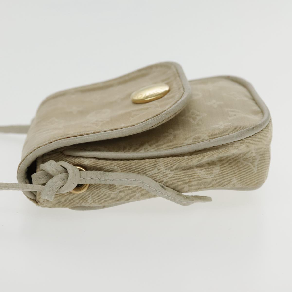 Louis Vuitton Mini Lin Beige Canvas Shoulder Bag (Pre-Owned)