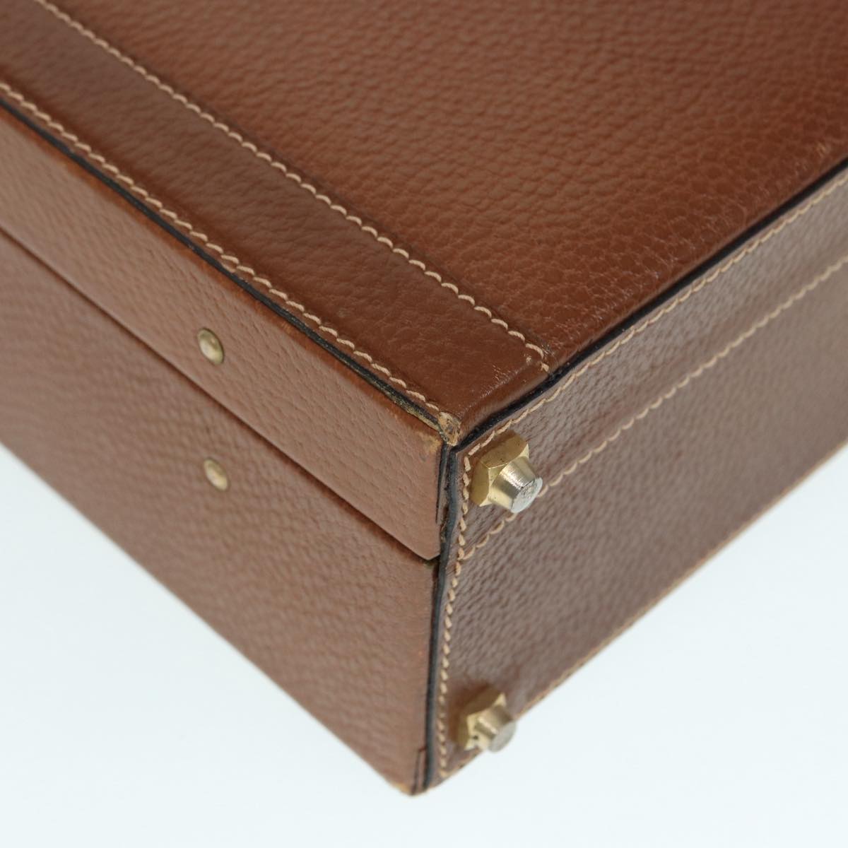 Loewe Brown Leather Briefcase Bag (Pre-Owned)