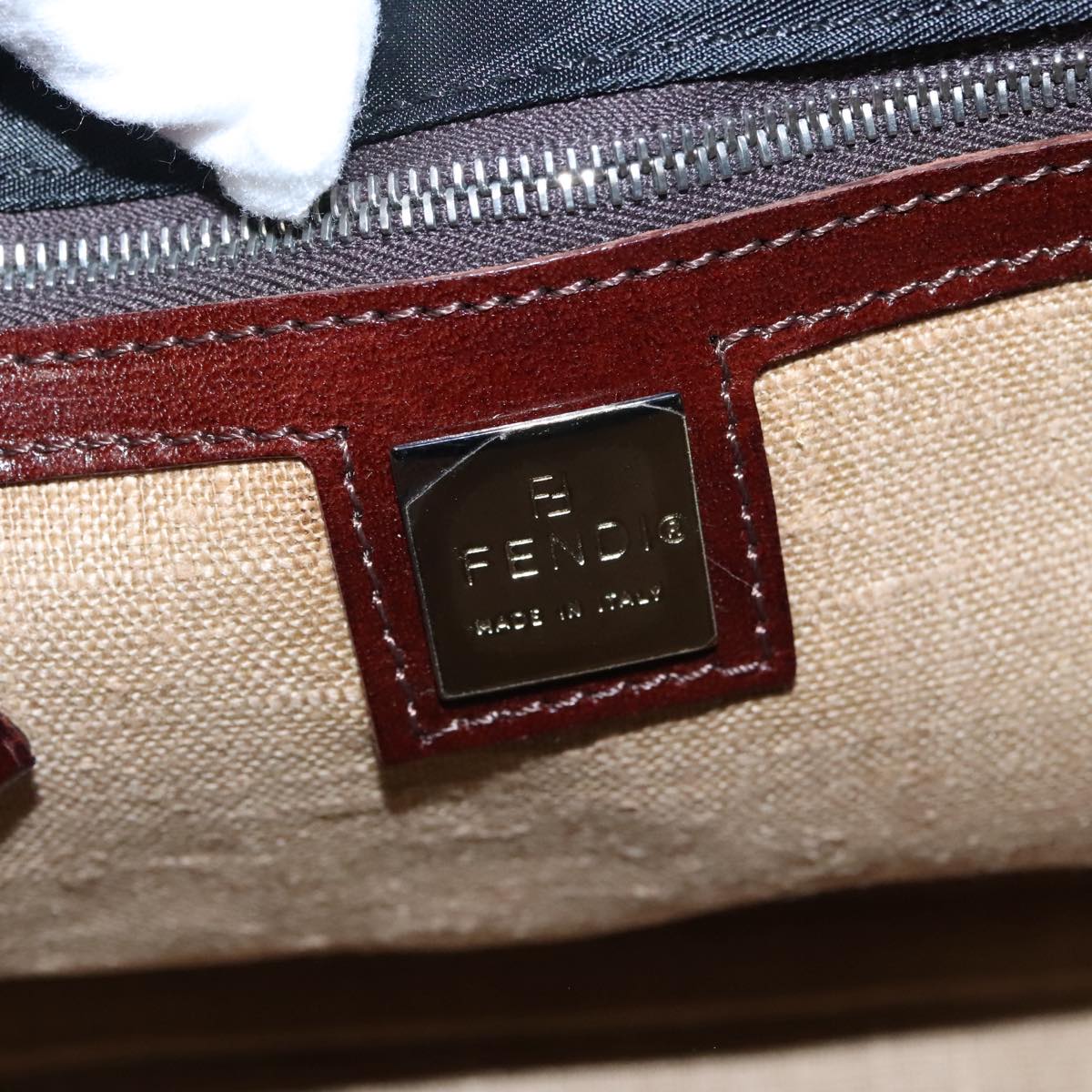 Fendi Ff Black Synthetic Handbag (Pre-Owned)